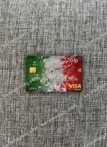 Italy Cassa Depositi e Prestiti bank visa classic card photolook front